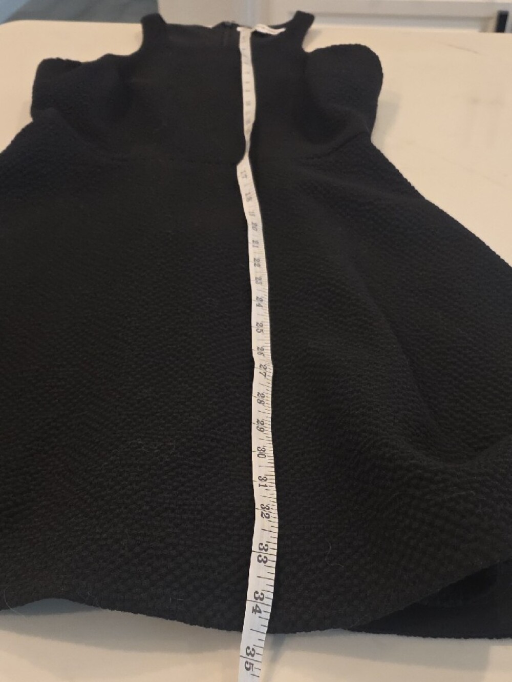 Classic Black Halter Skater Dress - Picture 9 of 12